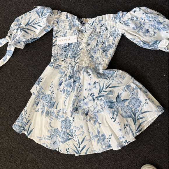 Yumi Kim Dresses & Skirts - Yumi Kim Blue and White Diaper Cover Accessories